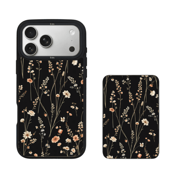 Zestaw IBIZU do iPhone 17 Pro etui i powerbank, Pastel Bloom, Północny ogród (5)