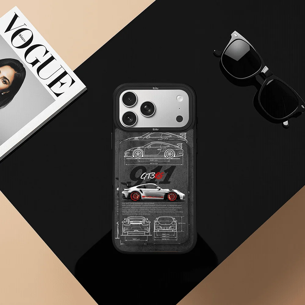 Zestaw IBIZU do iPhone 17 Pro etui i powerbank, TechDrive, 911 GT3 RS (1)