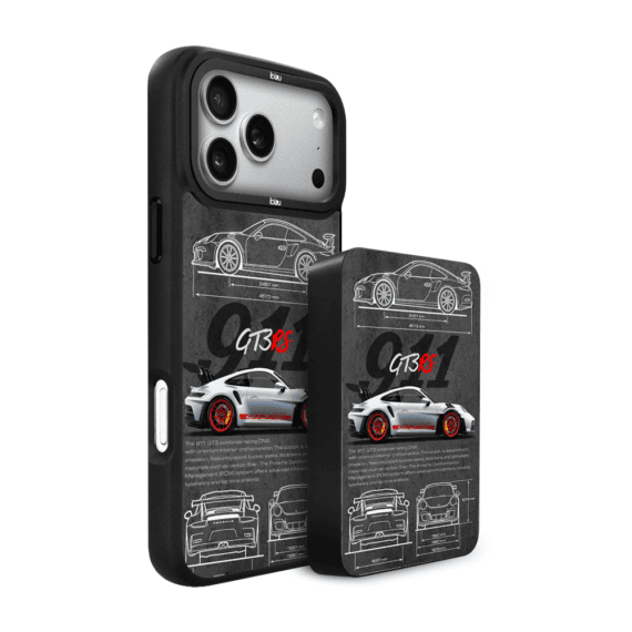 Zestaw IBIZU do iPhone 17 Pro etui i powerbank, TechDrive, 911 GT3 RS (2)