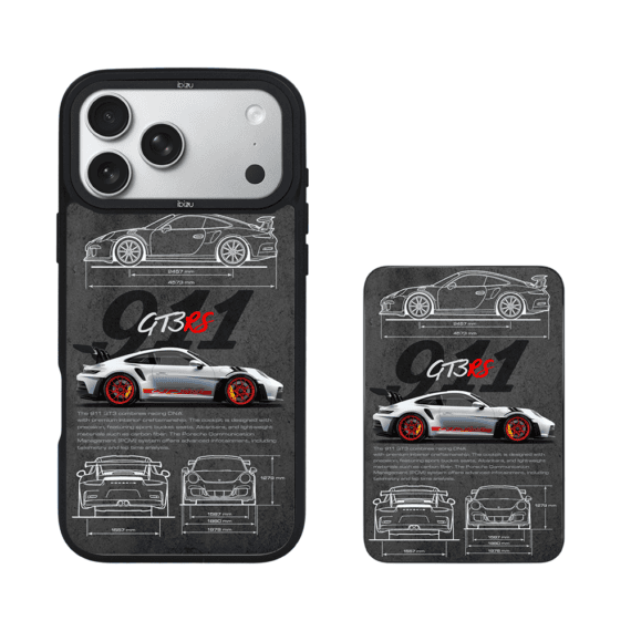 Zestaw IBIZU do iPhone 17 Pro etui i powerbank, TechDrive, 911 GT3 RS (5)