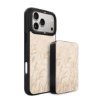 Zestaw IBIZU do iPhone 17 etui i powerbank, Relief Garden, Kłosy z piaskowca (4)