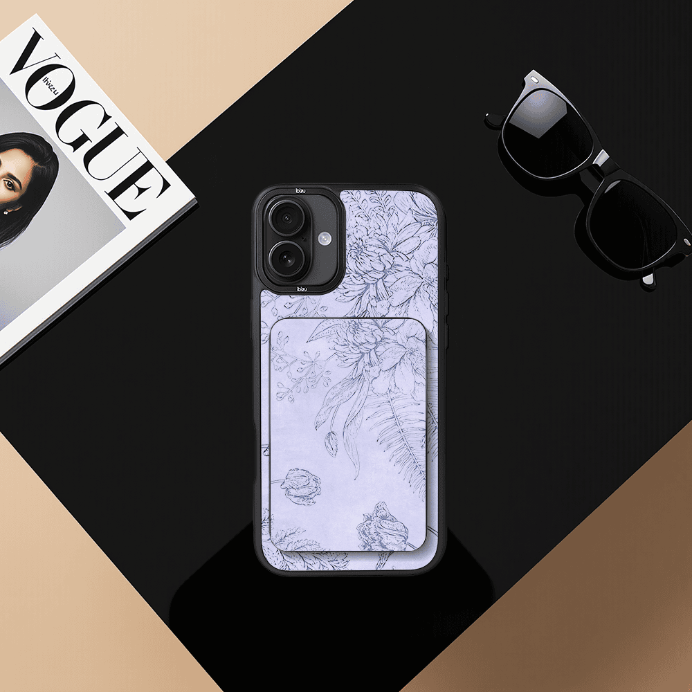 Zestaw IBIZU do iPhone 17 etui i powerbank, Relief Garden, Kwiatowa płaskorzeźba (5)