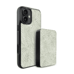Zestaw IBIZU do iPhone 17 etui i powerbank, Relief Garden, Ślad oliwki (1)