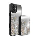 Zestaw IBIZU do iPhone 17 etui i powerbank, Relief Garden, Wiosenna łąka (1)