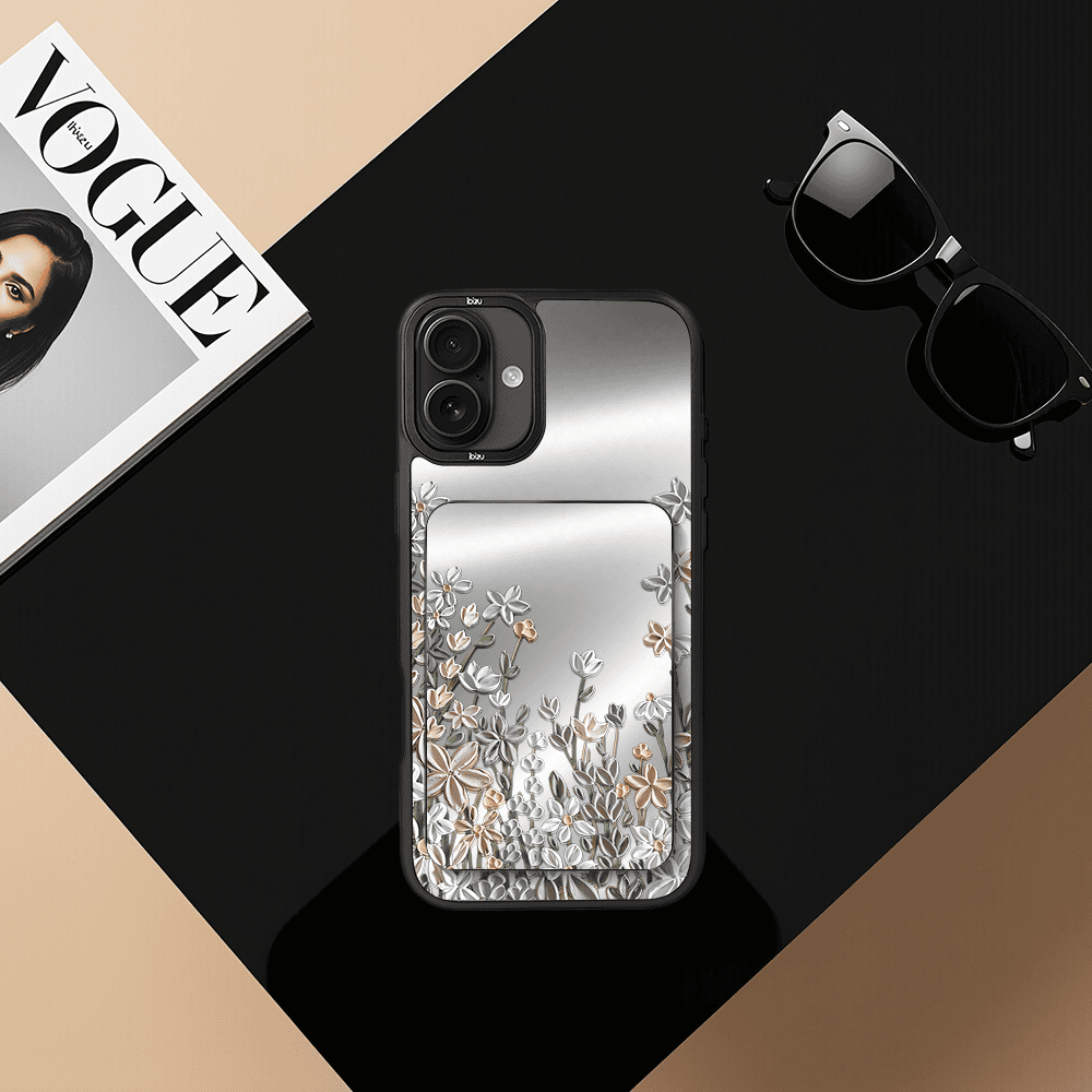 Zestaw IBIZU do iPhone 17 etui i powerbank, Relief Garden, Wiosenna łąka (5)
