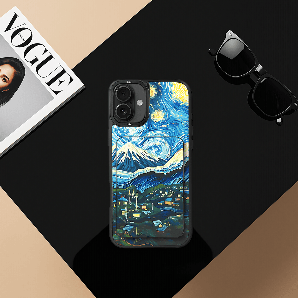 Zestaw IBIZU do iPhone 17 etui i powerbank, Van Gogh, gwieździsta noc (5)