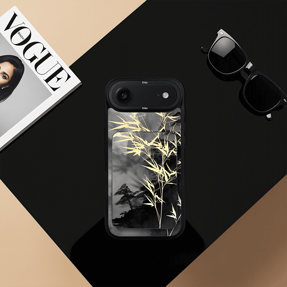 Zestaw IBIZU do iPhone Air etui i powerbank, Azja, Złoty bambus (1)