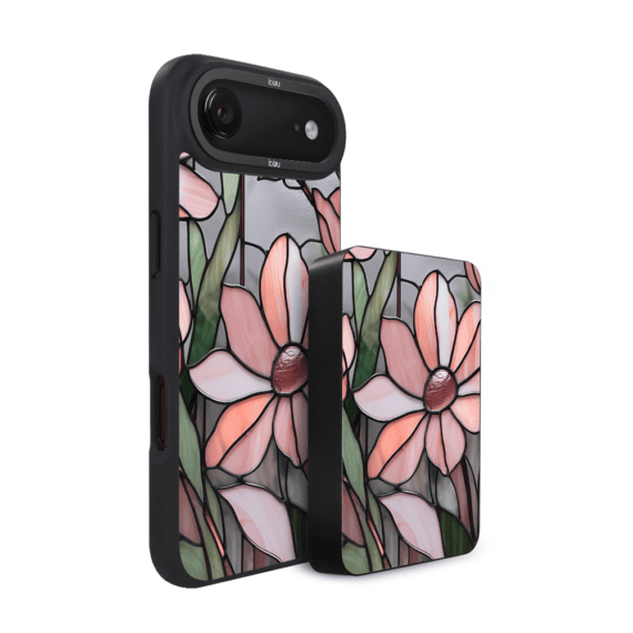 Zestaw IBIZU do iPhone Air: etui i powerbank, Barwy szkła, Różowa magnolia5