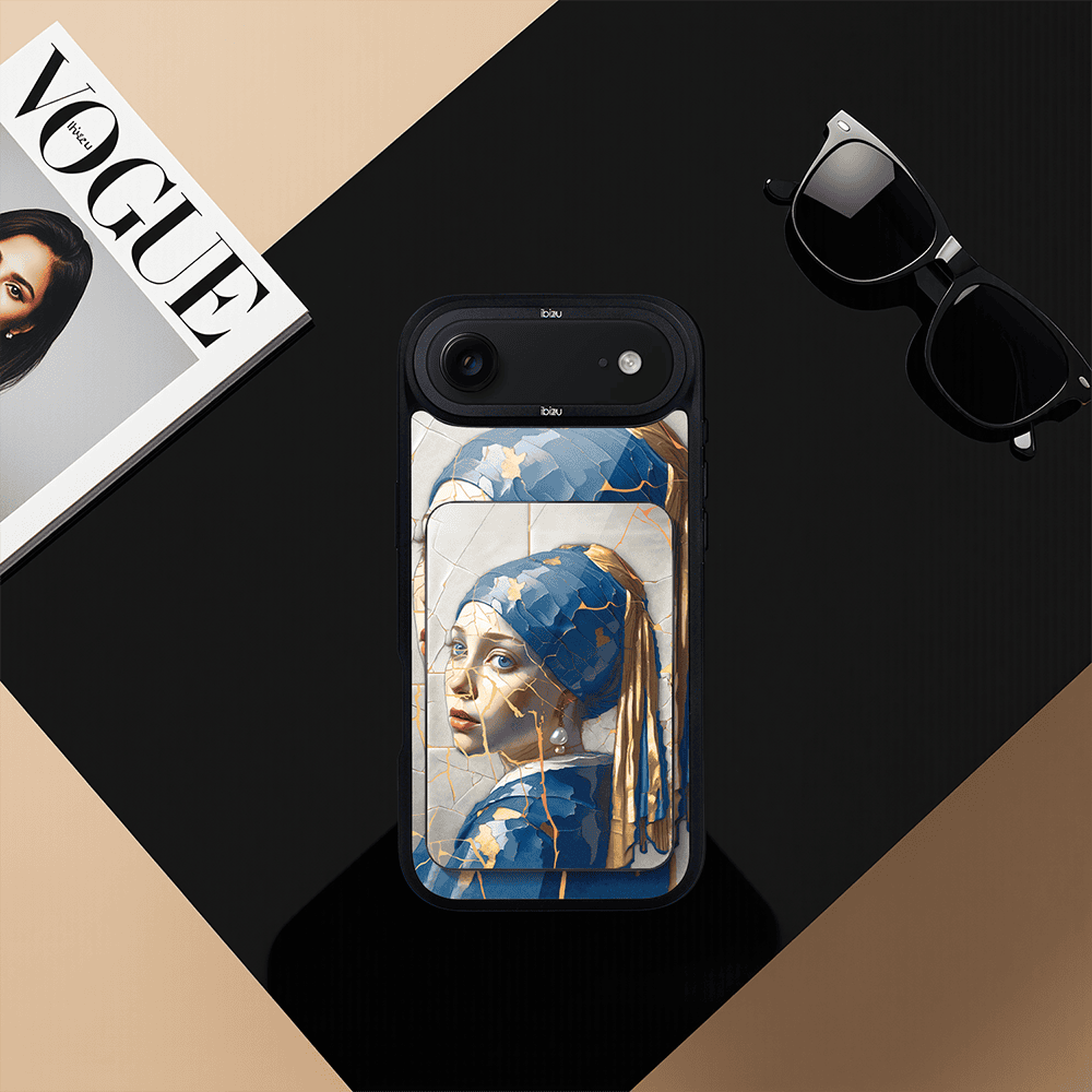Zestaw IBIZU do iPhone Air: etui i powerbank, Kintsugi, Kobieta z perłą4