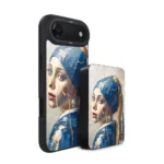 Zestaw IBIZU do iPhone Air: etui i powerbank, Kintsugi, Kobieta z perłą5