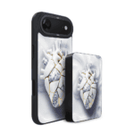 Zestaw IBIZU do iPhone Air: etui i powerbank, Kintsugi, porcelanowe serce5