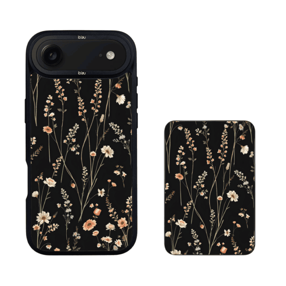 Zestaw IBIZU do iPhone Air: etui i powerbank, Pastel Bloom, Północny ogród3