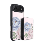 Zestaw IBIZU do iPhone Air etui i powerbank, Relief Garden, Piwoniowy róż (3)