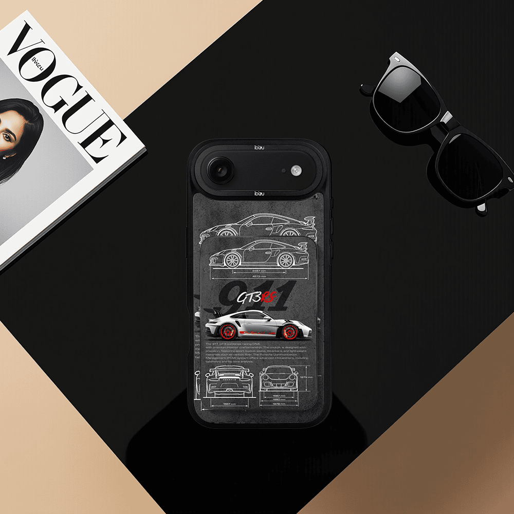 Zestaw IBIZU do iPhone Air: etui i powerbank, TechDrive, 911 GT3 RS4