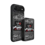 Zestaw IBIZU do iPhone Air: etui i powerbank, TechDrive, 911 GT3 RS5