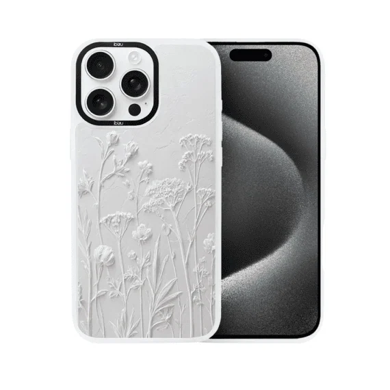 Etui-do-iPhone-15-Pro-IBIZU-DropGuard-Matt-z-MagSafe-Relief-Garden-Suszone-kwiaty-po6