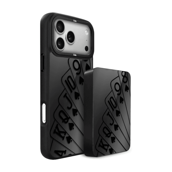 Zestaw IBIZU do iPhone 17 Pro: etui i powerbank, Midnight, Karty do gry