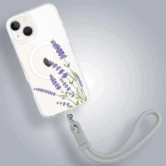 Etui do iPhone 13 lawenda z MagSafe, przeźroczyste (4)