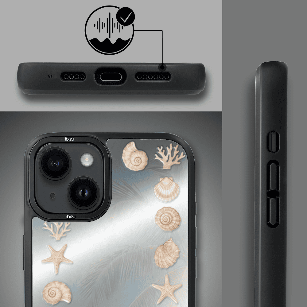 Etui do iPhone 14 IBIZU DropGuard Matt z MagSafe, RIVIERA, Reflect, Muszelkowe lustro (8)