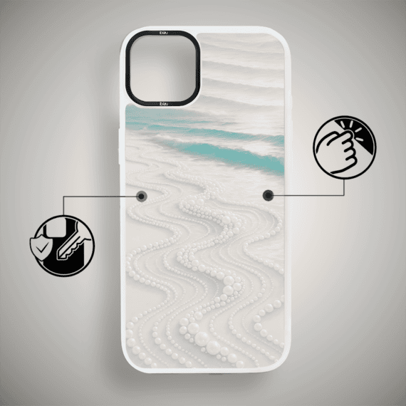 Etui do iPhone 14 Plus IBIZU DropGuard Matt z MagSafe, RIVIERA, Amalfi, Koralowa Plaża (2)