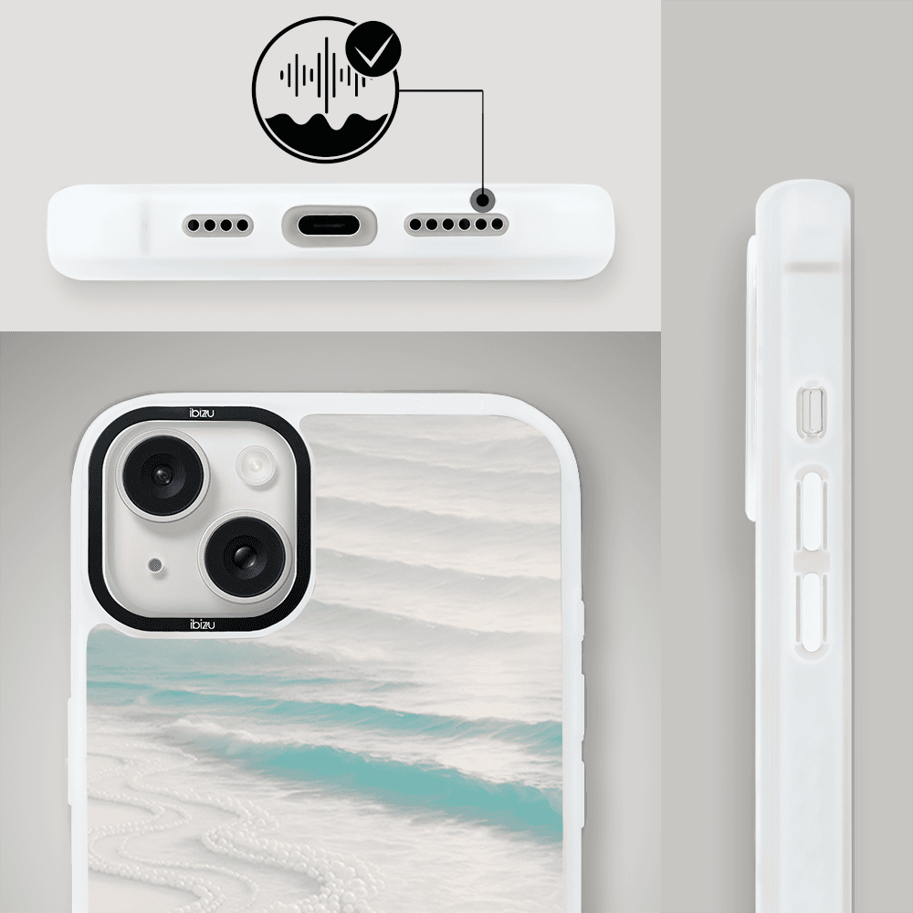Etui do iPhone 14 Plus IBIZU DropGuard Matt z MagSafe, RIVIERA, Amalfi, Koralowa Plaża (4)