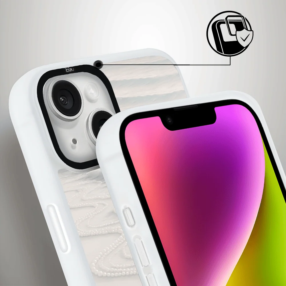 Etui do iPhone 14 Plus IBIZU DropGuard Matt z MagSafe, RIVIERA, Amalfi, Koralowa Plaża (5)