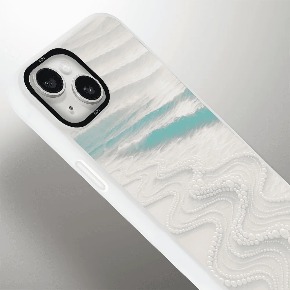 Etui do iPhone 14 Plus IBIZU DropGuard Matt z MagSafe, RIVIERA, Amalfi, Koralowa Plaża (6)