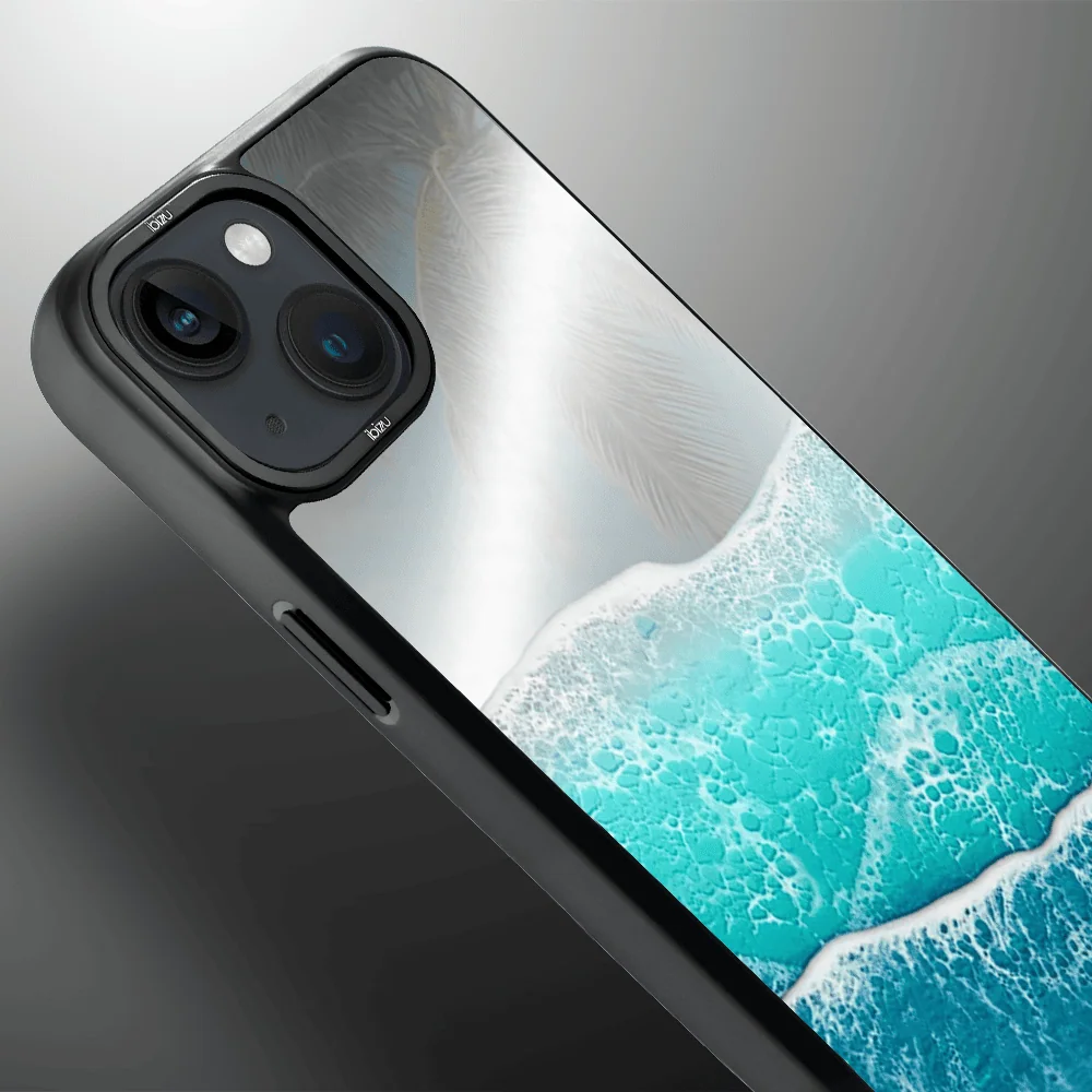 Etui do iPhone 14 Plus IBIZU DropGuard Matt z MagSafe, RIVIERA, Reflect, Szafirowy ocean (3)