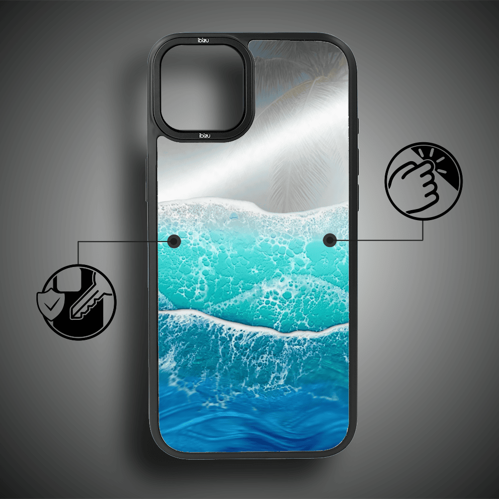Etui do iPhone 14 Plus IBIZU DropGuard Matt z MagSafe, RIVIERA, Reflect, Szafirowy ocean (8)