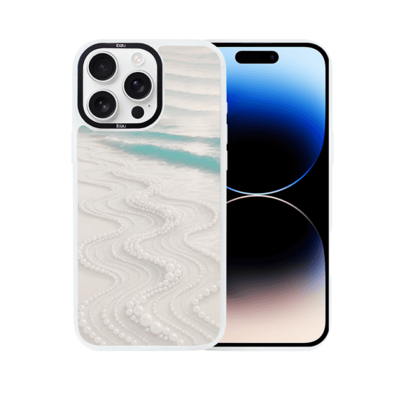 Etui do iPhone 14 Pro Max IBIZU DropGuard Matt z MagSafe, RIVIERA, Amalfi, Koralowa Plaża (1)