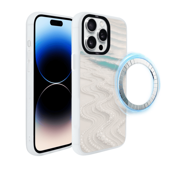 Etui do iPhone 14 Pro Max IBIZU DropGuard Matt z MagSafe, RIVIERA, Amalfi, Koralowa Plaża (2)