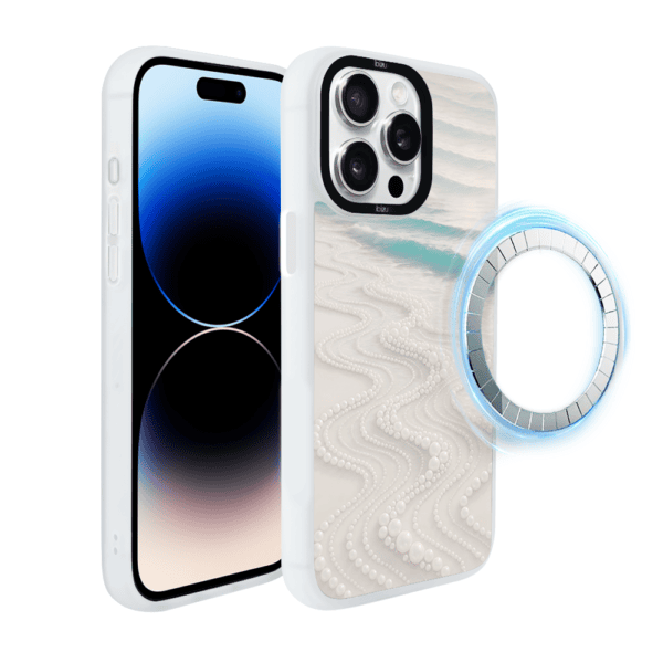 Etui do iPhone 14 Pro Max IBIZU DropGuard Matt z MagSafe, RIVIERA, Amalfi, Koralowa Plaża
