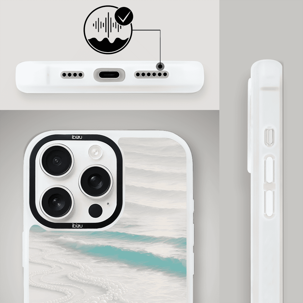 Etui do iPhone 14 Pro Max IBIZU DropGuard Matt z MagSafe, RIVIERA, Amalfi, Koralowa Plaża (5)