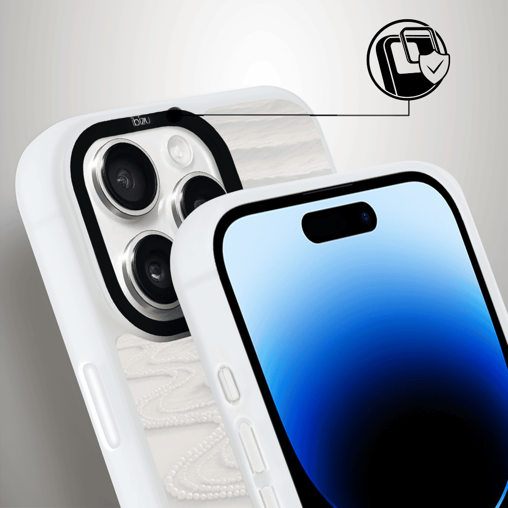 Etui do iPhone 14 Pro Max IBIZU DropGuard Matt z MagSafe, RIVIERA, Amalfi, Koralowa Plaża (6)