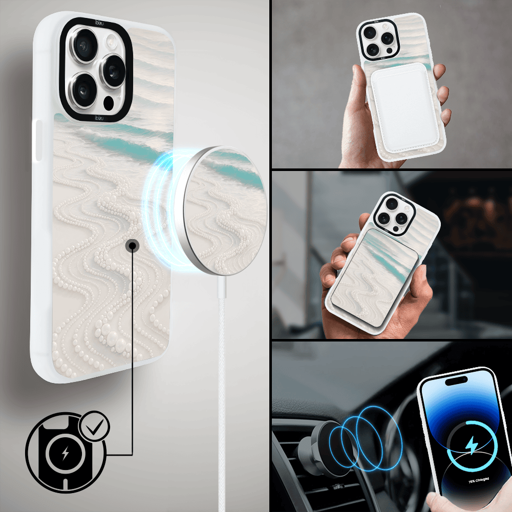 Etui do iPhone 14 Pro Max IBIZU DropGuard Matt z MagSafe, RIVIERA, Amalfi, Koralowa Plaża (8)