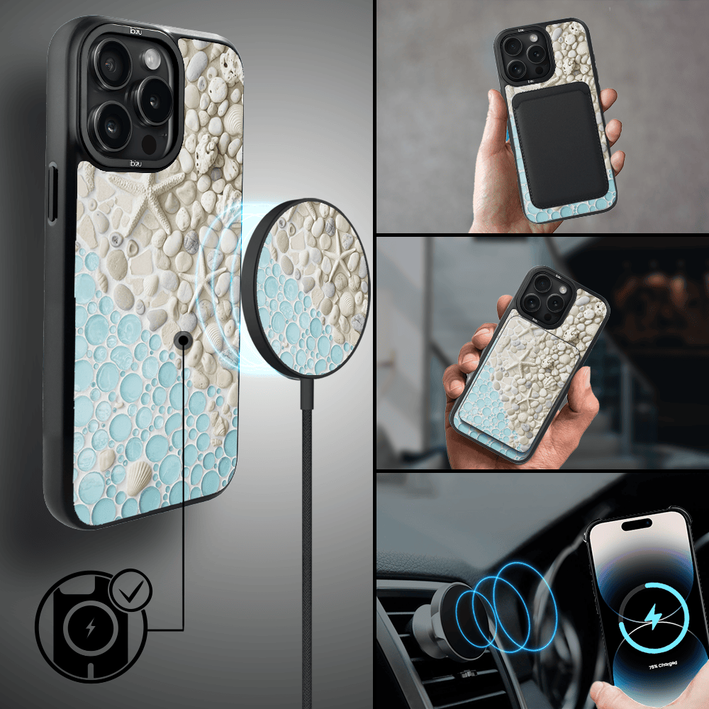 Etui do iPhone 14 Pro Max IBIZU DropGuard Matt z MagSafe, RIVIERA, Amalfi, Rajska Zatoczka (2)