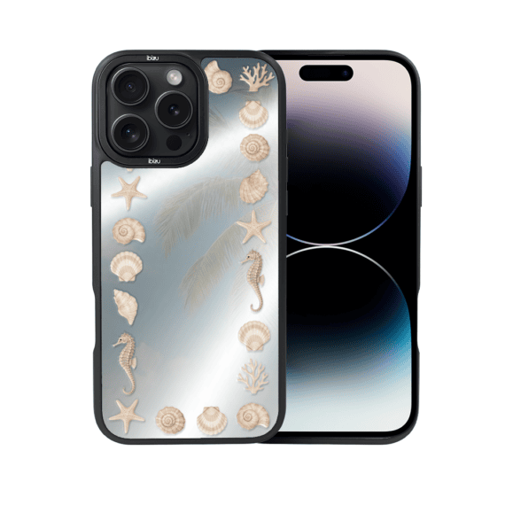 Etui do iPhone 14 Pro Max IBIZU DropGuard Matt z MagSafe, RIVIERA, Reflect, Muszelkowe lustro (3)