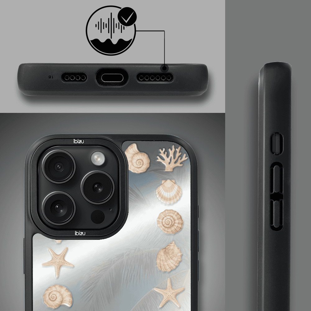 Etui do iPhone 14 Pro Max IBIZU DropGuard Matt z MagSafe, RIVIERA, Reflect, Muszelkowe lustro (7)