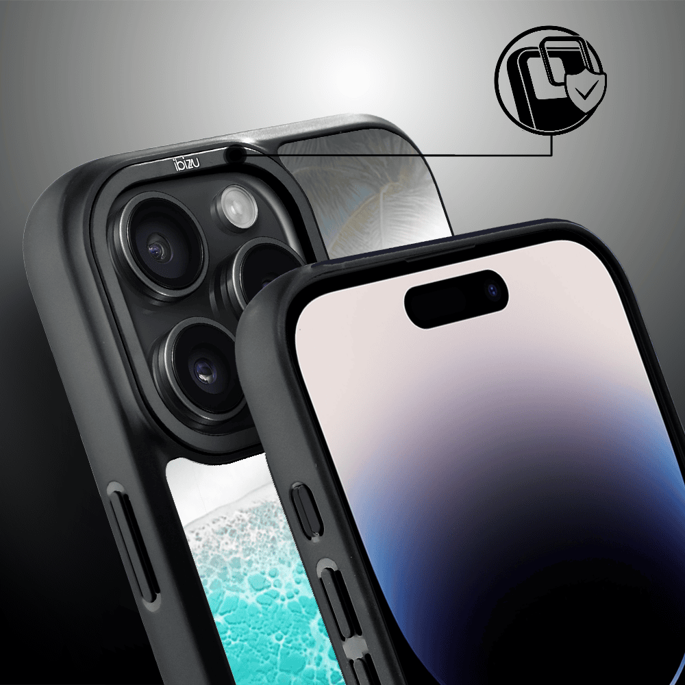Etui do iPhone 14 Pro Max IBIZU DropGuard Matt z MagSafe, RIVIERA, Reflect, Szafirowy ocean (4)