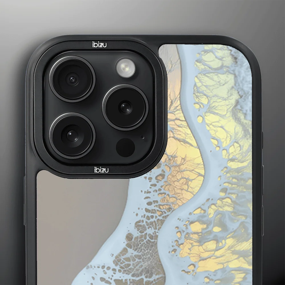 Etui do iPhone 14 Pro Max IBIZU DropGuard Matt z MagSafe, RIVIERA, Reflect, Złote wybrzeże (1)
