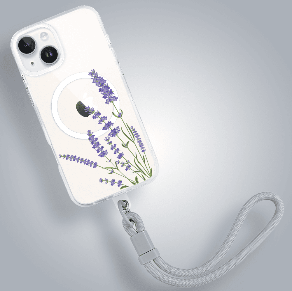 Etui do iPhone 14 lawenda z MagSafe, przeźroczyste (2)