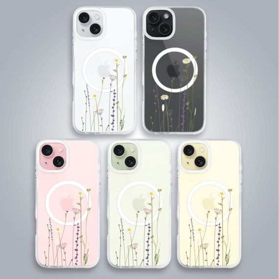 Etui do iPhone 15 MagSafe wiosenne kwiat (2)