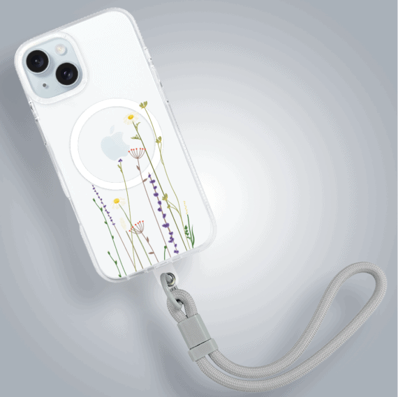 Etui do iPhone 15 MagSafe wiosenne kwiat (3)