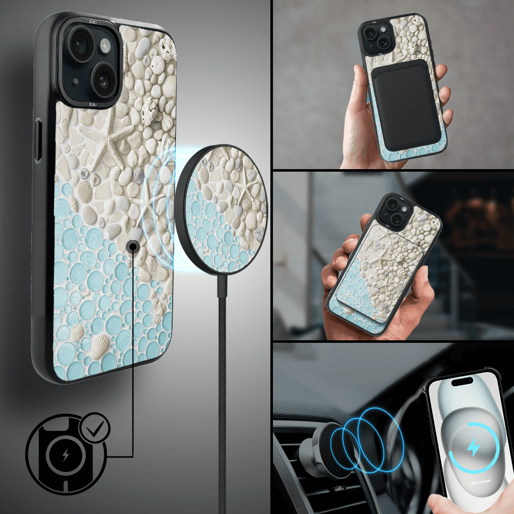 Etui do iPhone 15 Plus IBIZU DropGuard Matt z MagSafe, RIVIERA, Amalfi, Rajska Zatoczka (2)