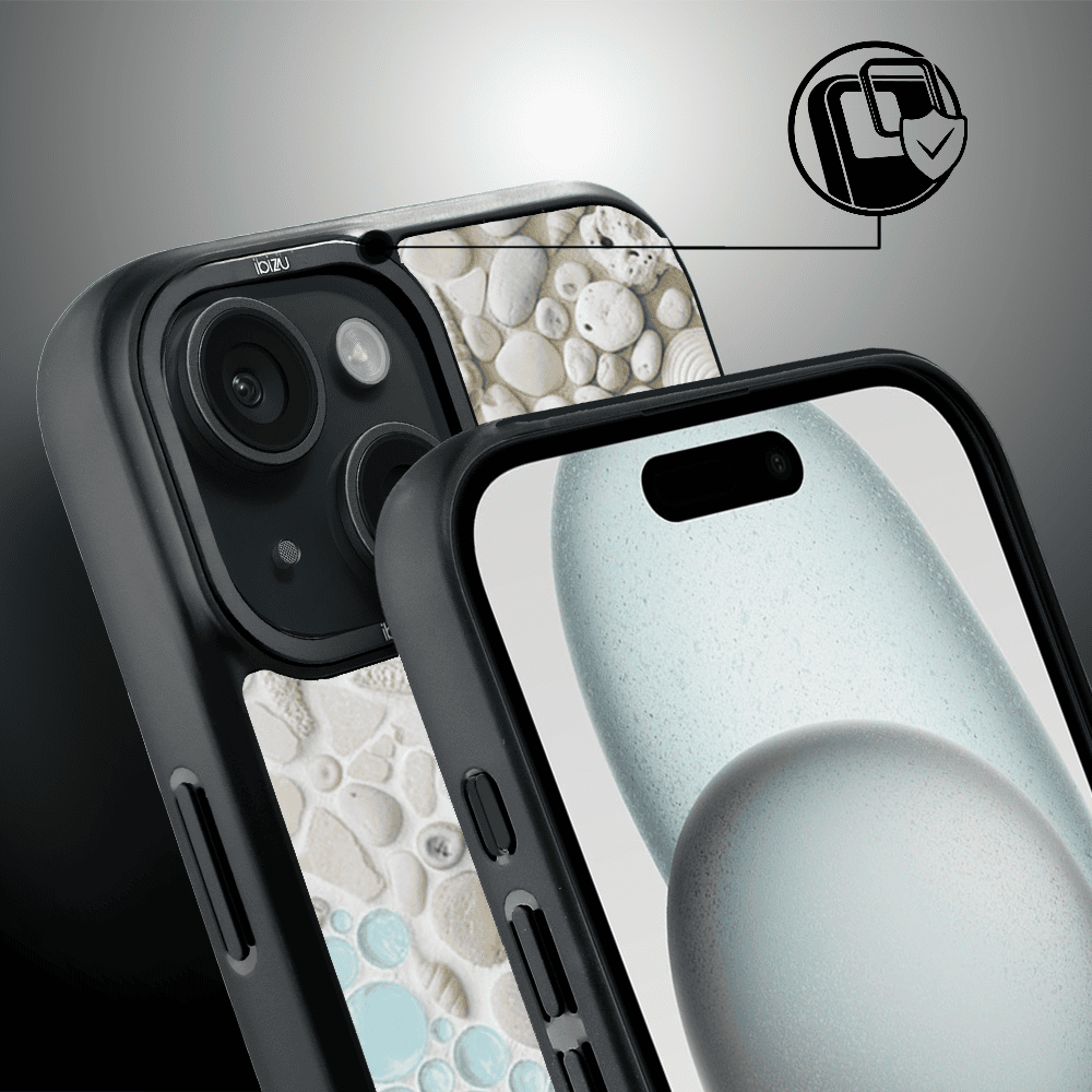Etui do iPhone 15 Plus IBIZU DropGuard Matt z MagSafe, RIVIERA, Amalfi, Rajska Zatoczka (4)