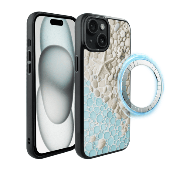 Etui do iPhone 15 Plus IBIZU DropGuard Matt z MagSafe, RIVIERA, Amalfi, Rajska Zatoczka (7)