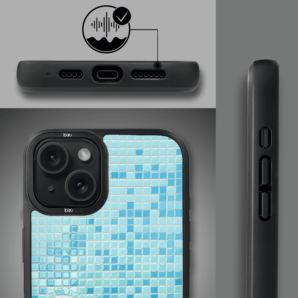 Etui do iPhone 15 Plus IBIZU DropGuard Matt z MagSafe, RIVIERA, Moderns Classics, Żółw Caretta (5)