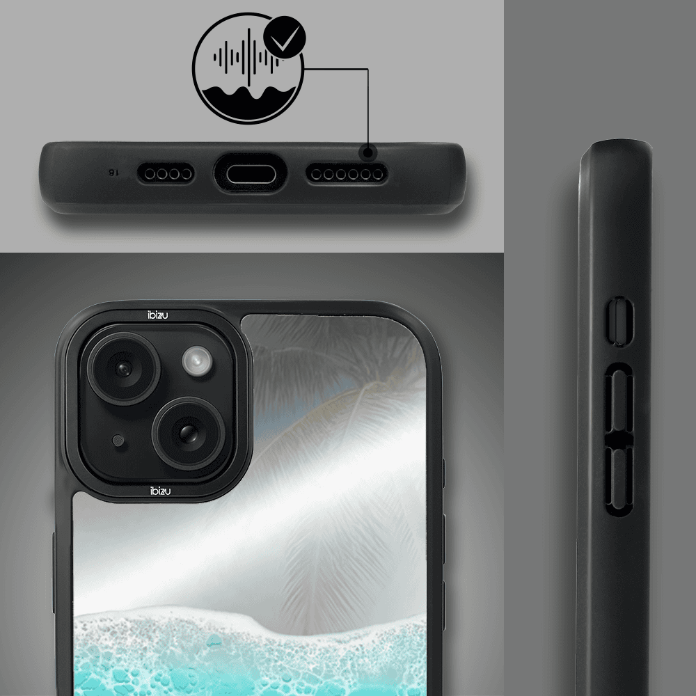 Etui do iPhone 15 Plus IBIZU DropGuard Matt z MagSafe, RIVIERA, Reflect, Szafirowy ocean (5)