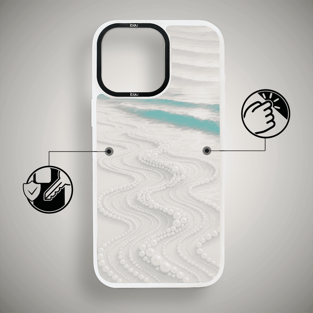 Etui do iPhone 15 Pro Max IBIZU DropGuard Matt z MagSafe, RIVIERA, Amalfi, Koralowa Plaża (3)