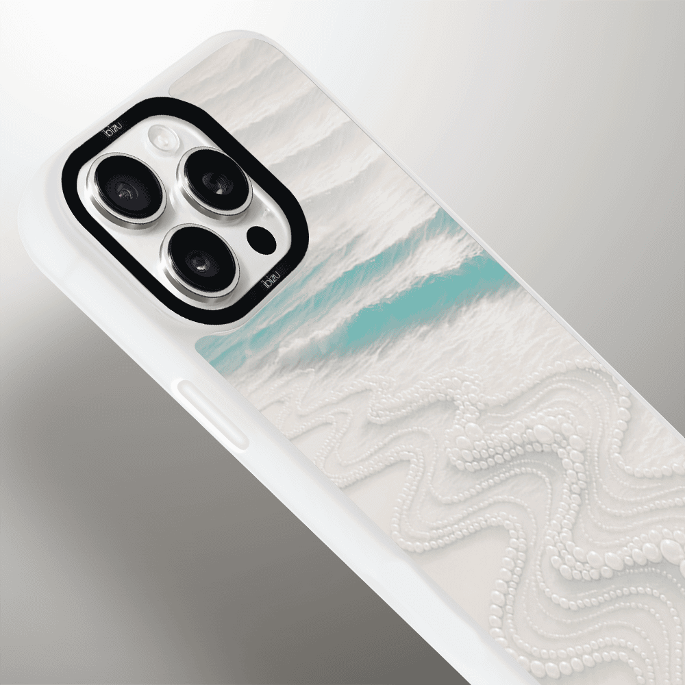 Etui do iPhone 15 Pro Max IBIZU DropGuard Matt z MagSafe, RIVIERA, Amalfi, Koralowa Plaża (7)